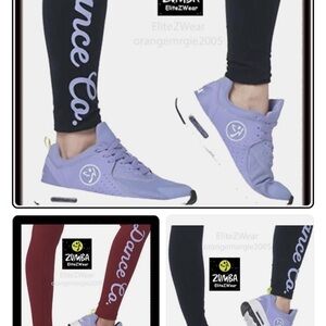 Zumba Fitness Lavender Athletic Dance Sneakers